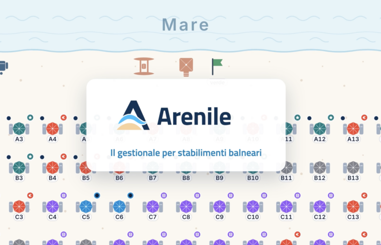 Arenile, il gestionale per stabilimenti balneari gratuito: i dati della tua spiaggia restano tuoi